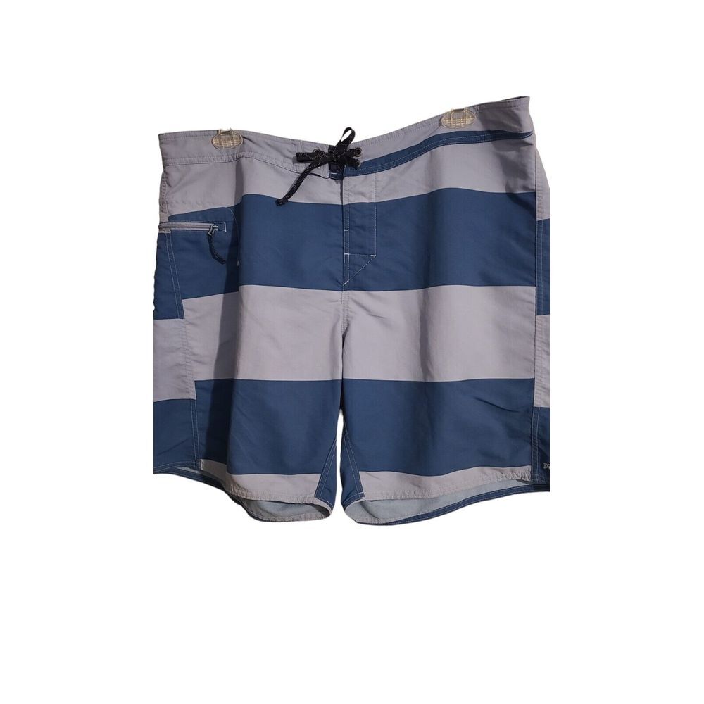 Patagonia Swim Trunks Shorts‎ Striped Blue Mens 40